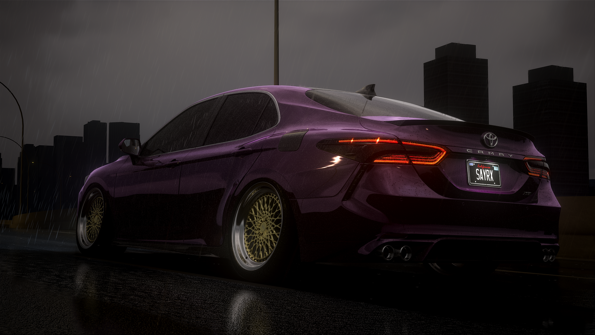 Sayrx Toyota Camry XSE 2018 | Blacked-out Specs V2